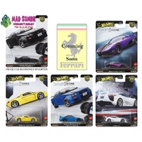 Hot Wheels 1/64 Car Culture N Case – Timeless Icons Assortment - Set of 5 - PREORDER