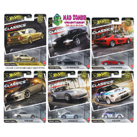 Hot Wheels 1/64 Car Culture 10th Anniversary 2026 S Case – Modern Classics Assortment - Set of 5 (Possible Chase Supplied) - PREORDER