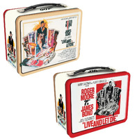 James Bond Live And Let Die Lunch Box Tin Tote