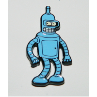 Futurama Metal Enamel Pin - Bender