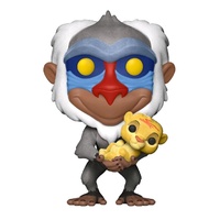 The Lion King - Rafiki with baby Simba Flocked