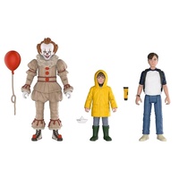 It (2017) - Pennywise, Georgie & Bill Action Figure 3-pack