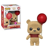 Christopher Robin (Winnie the Pooh) - Winnie the Pooh with Balloon Flocked US Exclusive Pop! Vinyl