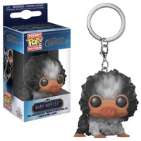 Fantastic Beasts 2: The Crimes of Grindelwald - Baby Niffler Brown White Pocket Pop! Keychain