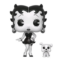 Betty Boop - Betty with Pudgy Black & White US Exclusive Pop! Vinyl
