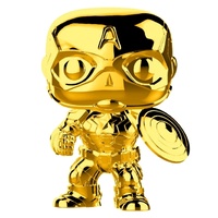 Marvel Studios 10th Anniversary - Captain America Gold Chrome Pop! Vinyl