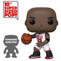 NBA: Bulls - Michael Jordan White Jersey US Exclusive 10" Pop! Vinyl [RS]