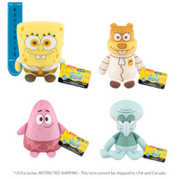 SpongeBob Squarepants - Anniversary US Exclsuive 4" Pastel Plush Assortment - Random Selection