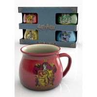 Harry Potter Mugs - Gift Box Set of 4 - House Crests