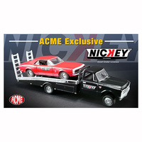 Greenlight 1:64 Scale Nickey Performance 1967 Chev Camaro w/1970 Chev C30 Ramp Truck 51270 Diecast