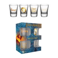 Lord of the Rings Shot Glass Set of 4