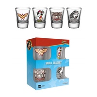 DC Comics Wonder Woman 60s Pop Shot Glasses