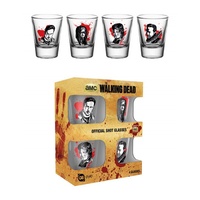 The Walking Dead Shot Glass - Set of 4