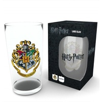 Harry Potter Hogwarts Crest Large Glass