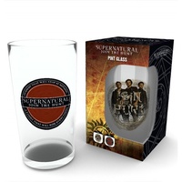 Supernatural Logo Large Glass