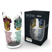 Harry Potter House Crests Large Glass