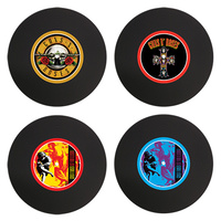 GUNS N ROSES SET OF 4 VINYL COASTERS