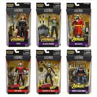 Marvel Legends Avengers 3: Infinity War 6" Action Figure with Build-A-Figure Wave 2 Full 6 Figures