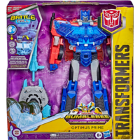 Transformers - Battle Call Officer Optimus Prime Cyberverse 10.5” Action Figure