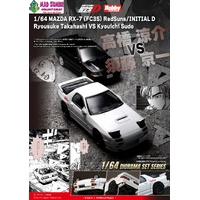 Hobby Japan - MAZDA RX-7 (FC3S) RedSuns / INITIAL D Ryosuke Takahashi VS Takumi Fujiwara