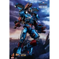 Avengers 4: Endgame - Iron Patriot Diecast 1:6 Scale 12" Hot Toy Action Figure (Free Shipping)