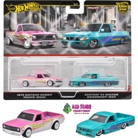 Hot Wheels - Car Culture 2 Pack - Nissan Hardbody Custom & Datsun Sunny (International Sticker)
