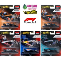 Hot Wheels 1/64  F1 2025 Racing Premium J Assortment (SET OF 8) - PRE-ORDER