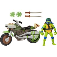 Teenage Mutant Ninja Turtles Movie Vehicle with Figure - Ninja Kick Cycle with Leonardo