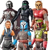 Star Wars The Retro Collection Action Figures Mandalorian Wave 2 -  Set of 6