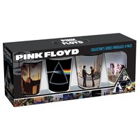Pink Floyd Album Covers Pint Glass Set - 4 Pack