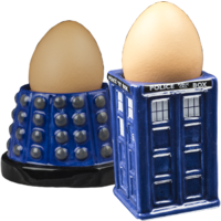 Doctor Who - TARDIS & Dalek Egg Cup Set