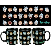 Rick & Morty - Many Face of Mug