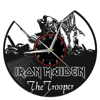 Iron Maiden Vinyl Record Wall Clock