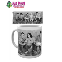 Friends Lunch on Girder B&W Mug