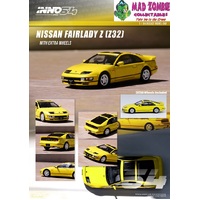 Inno 64 - Nissan Fairlady Z (Z32) Yellow Pearlglow With Extra Wheels