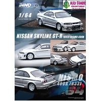 Inno 64 - NISSAN SKYLINE GT-R (R33) NISMO 400R Sonic Silver