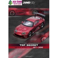 Inno 64 - TOYOTA SUPRA (A80) "TOP SECRET" Red - (PRE-ORDER)