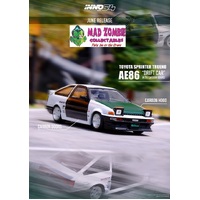 Inno 64 1:64 Scale - Toyota Sprinter Trueno AE86 "Drift Car" With Carbon doors