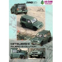 Inno 64 - MITSUBISHI PAJERO EVOLUTION Satin Green - (PRE-ORDER)