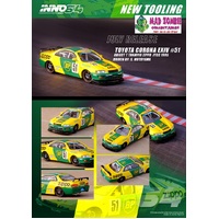 Inno 64 1:64 Scale - Toyota Corona Exiv #51 "OBJECT T TRAMPIO ZIPPO" JTCC 1995