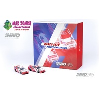 Inno 64 - Toyota Corona EXIV #38 & #39 "TOYOTA TEAM CERUMO" JTCC 1995 Box Set Collection (2 Cars And Special Hard Box included)