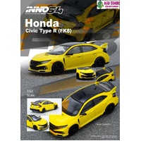 Inno 64 - HONDA CIVIC TYPE-R (FK8) Yellow - (PRE-ORDER)