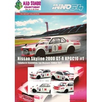 Inno 64 - 1971 NISSAN SKYLINE 2000 GT-R KPGC10 #1 Takahashi Kunimitsu Fuji Masters 250Km 1971 - (PRE-ORDER)
