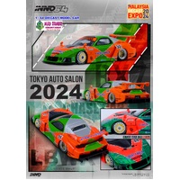 Inno 64 - LBWK RX7 (FD3S) LB-SUPER SILHOUETTE Orange & Green - Malaysia Diecast Expo