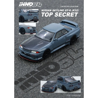 INNO 64 1:64 Top Secret Nissan R32 GT-R - Stealth Grey