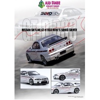 Inno 64 - NISSAN SKYLINE GR-R (R33) "Tuned by Mine's" Silver