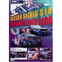 Inno 64 - NISSAN SILVIA (S14) BOSS "ROCKET BUNNY" Purple