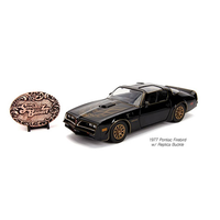 Hollywood Rides 1:24 Scale Smokey & The Bandit 1977 Pontiac Firebird With Buckle