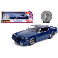 Hollywood Rides 1:24 Scale Stranger Things Coin With 1979 Chevy Camaro Z