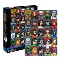 DC Comics Jigsaw Puzzle 1,000 pieces - Faces Collage